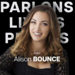 La photographe aquatique Alison Bounce lors de l'enregistrement de son épisode du podcast Photo Storia